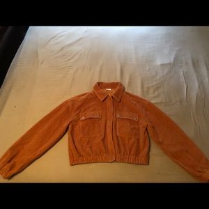 Corduroy cropped women’s jacket medium